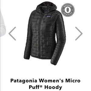 Women’s Patagonia MicroPuff Down Hoody XS New